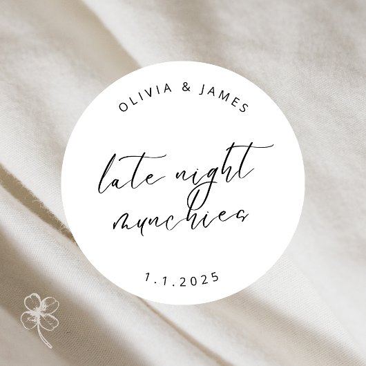 Stickers Munchies tard dans la nuit