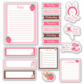 Stickers mûres à la fraise (Devant)