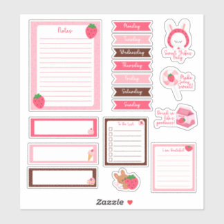 Stickers mûres à la fraise