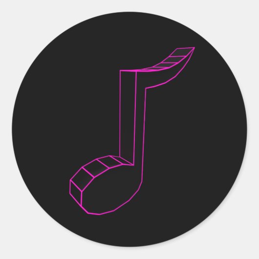 Stickers Music Note (Devant)