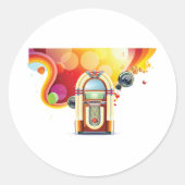 Stickers Musique Juke Box (Devant)