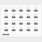 Stickers Musique Radio Lecture (Feuille)
