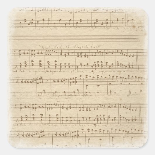 stickers musique vintage (Devant)