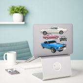 Stickers MUSTANG (Ordinateur portable sur le bureau)