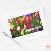 Stickers N° 5 Merci Fleurs de Printemps (Enveloppe)