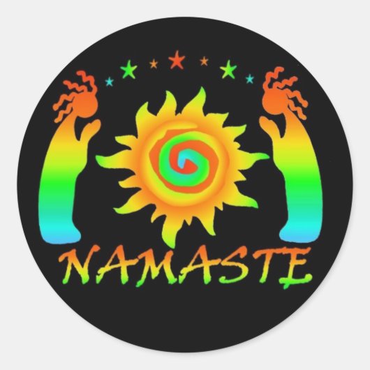 Stickers Namaste (Devant)