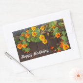 Stickers Nasturtium Joyeux Anniversaire (Enveloppe)
