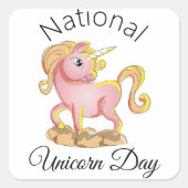 Stickers National Unicorn Day (Devant)