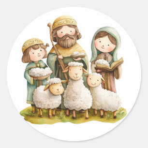 Stickers Nativité Festive