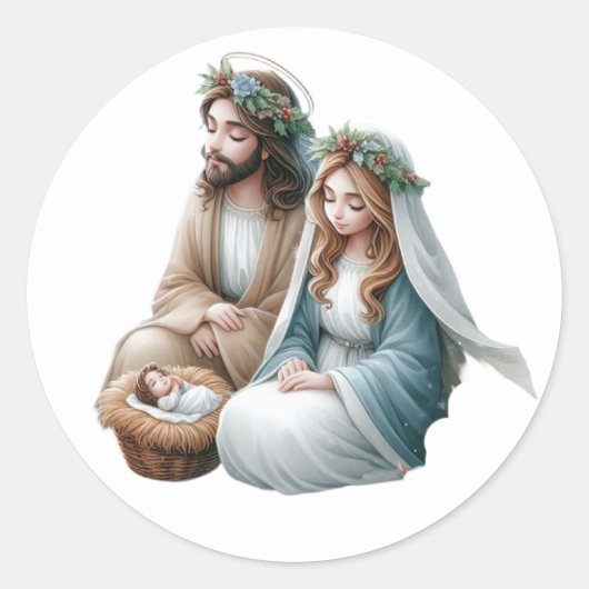 Stickers Nativité Festive (Devant)