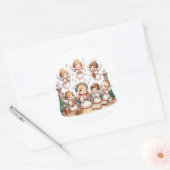 Stickers Nativité Festive (Enveloppe)