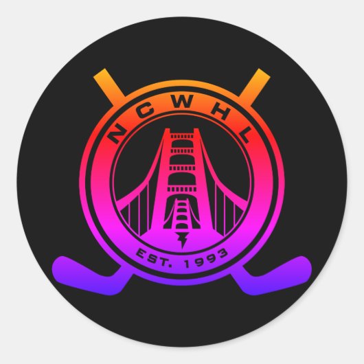 Stickers NCWHL colorés (Devant)