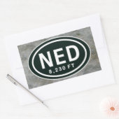 Stickers NED Nederland CO 8,230 FT Elevation (Enveloppe)