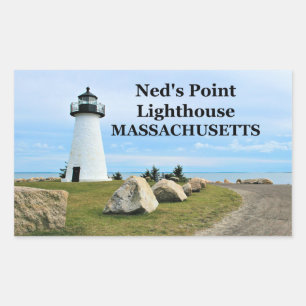 Stickers Ned’s Point Lighthouse, Massachusetts