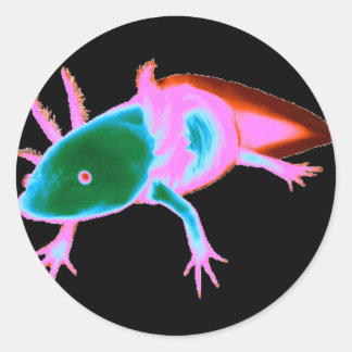 Stickers Neon Axolotl