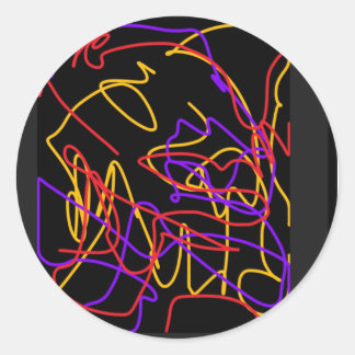 stickers Neon moderne couleurs vives 2025