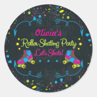 Stickers Neon Skate Party