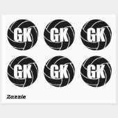 Stickers Netball Goal Keeper, GK, Netball Team Sti (Feuille)
