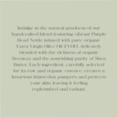 Stickers Nettle & Stone - Arrière (Recto)