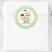 Stickers Neutral Baa Baa Sheep Favor 3 pouces (Sac)