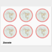 Stickers 'NEW STANDARD MAP OF THE WORLD' de Gleaso (Feuille)