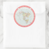 Stickers 'NEW STANDARD MAP OF THE WORLD' de Gleaso (Sac)