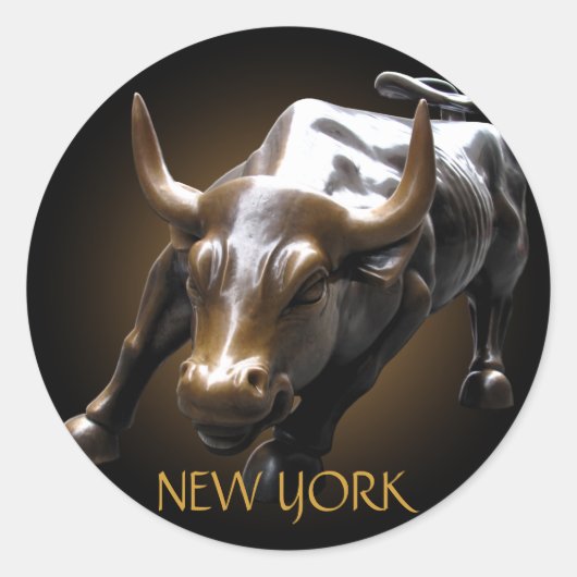 Stickers New York Stickers New York Bull Souvenir (Devant)