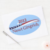 Stickers Newt Gingrich (Enveloppe)
