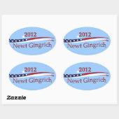 Stickers Newt Gingrich (Feuille)