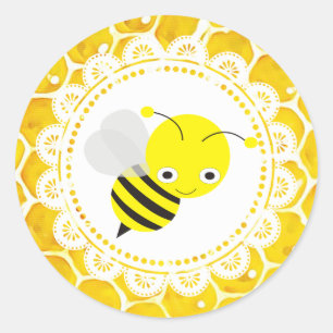 Stickers nid d'abeille à miel