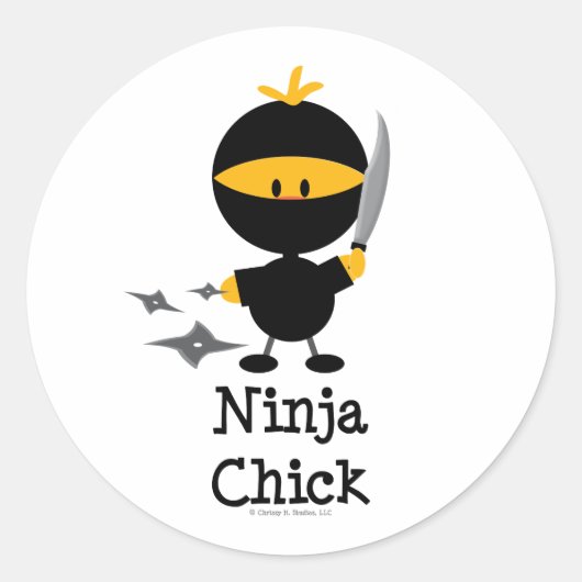 Stickers Ninja Chick (Devant)