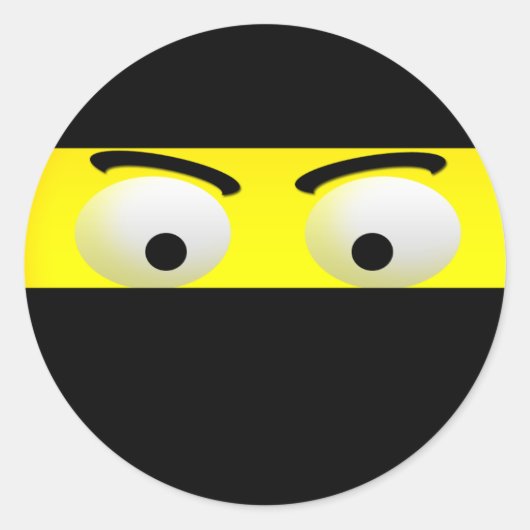 Stickers Ninja Emoji amusants (Devant)
