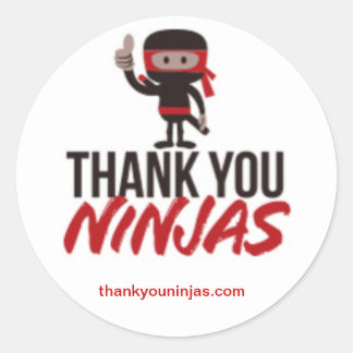 Stickers Ninjas Merci