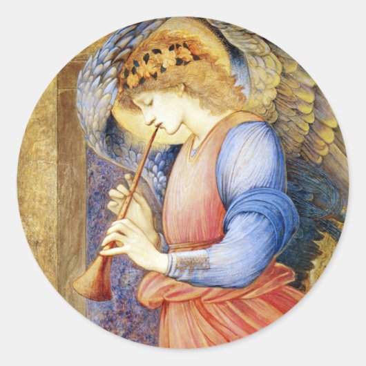 Stickers Noël Angel Edward Burne-Jones (Devant)