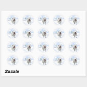 Stickers Noel Bulldog (Feuille)