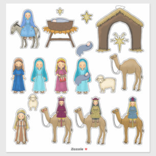Stickers Noël de la Nativité