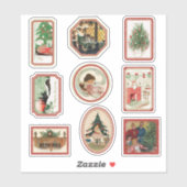 Stickers Noël Scrapbooking Journal Planificateur (Feuille)