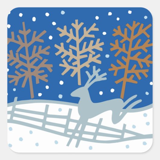 Stickers Noël Snowden Reindeer (Devant)