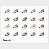 Stickers noix de coco HAMbWG - avec zone de texte (Feuille)