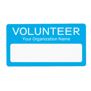 Stickers Nom du bénévole Écrire sur Étiquettes de 