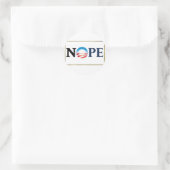 Stickers NOPE d'Obama (Sac)