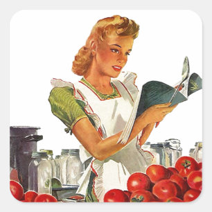 Stickers Notities Canning Jar Square Gifts Keuken