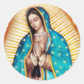 Stickers Notre Dame de Guadalupe Enveloppe Sceau (Devant)