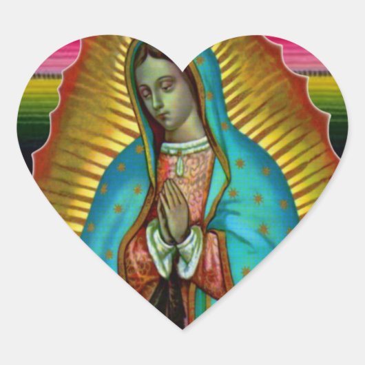 Stickers Notre Dame Vierge Marie de Guadalupe Zara (Devant)