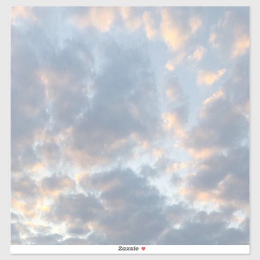 Stickers Nuages esthétiques (Feuille)