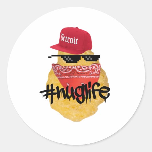 Stickers Nugget Life (Devant)