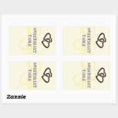 Stickers Numéro de table du Étiquette de vin (Feuille)