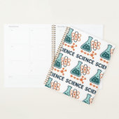 Stickers Objet scientifique - Flacon, Molécules et (Devant avec enveloppe)