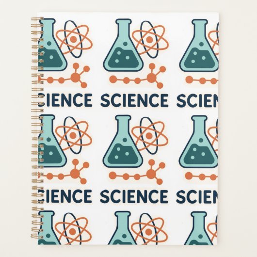 Stickers Objet scientifique - Flacon, Molécules et (Devant)