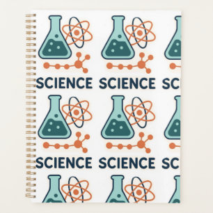 Stickers Objet scientifique - Flacon, Molécules et